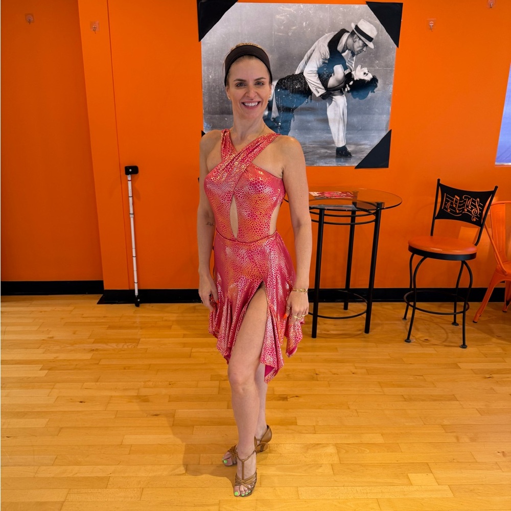 Elegant Pink Dance Dress